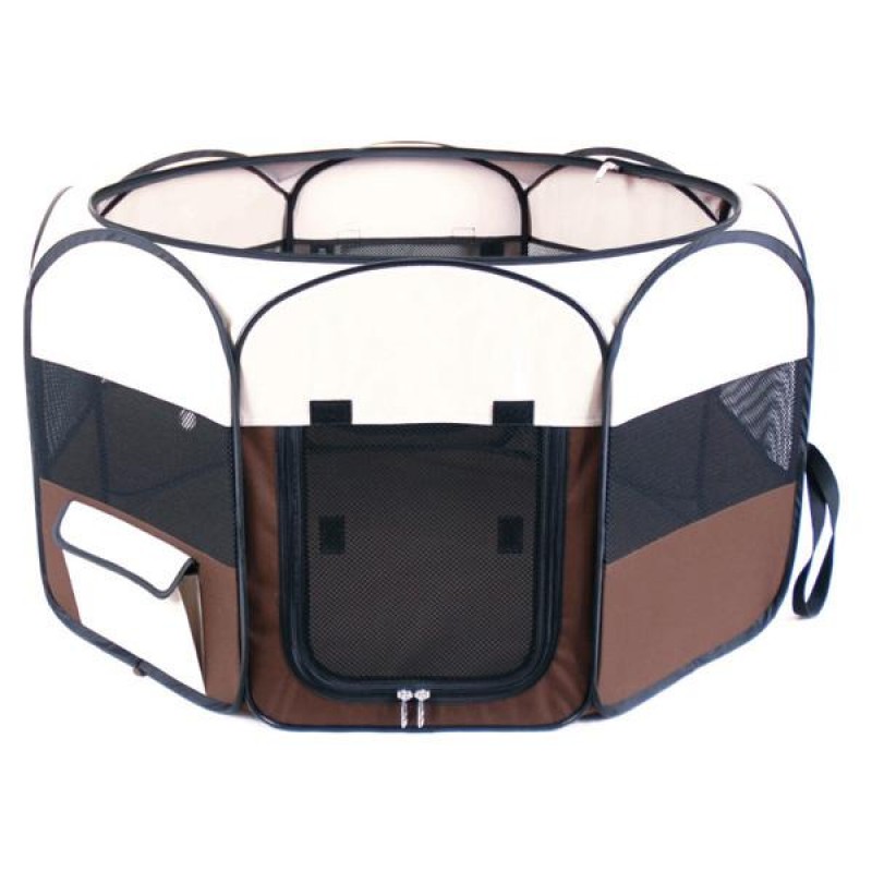 ABC Pet Plaza - Collapsible/Portable Large Pet Containment System w/Top ...