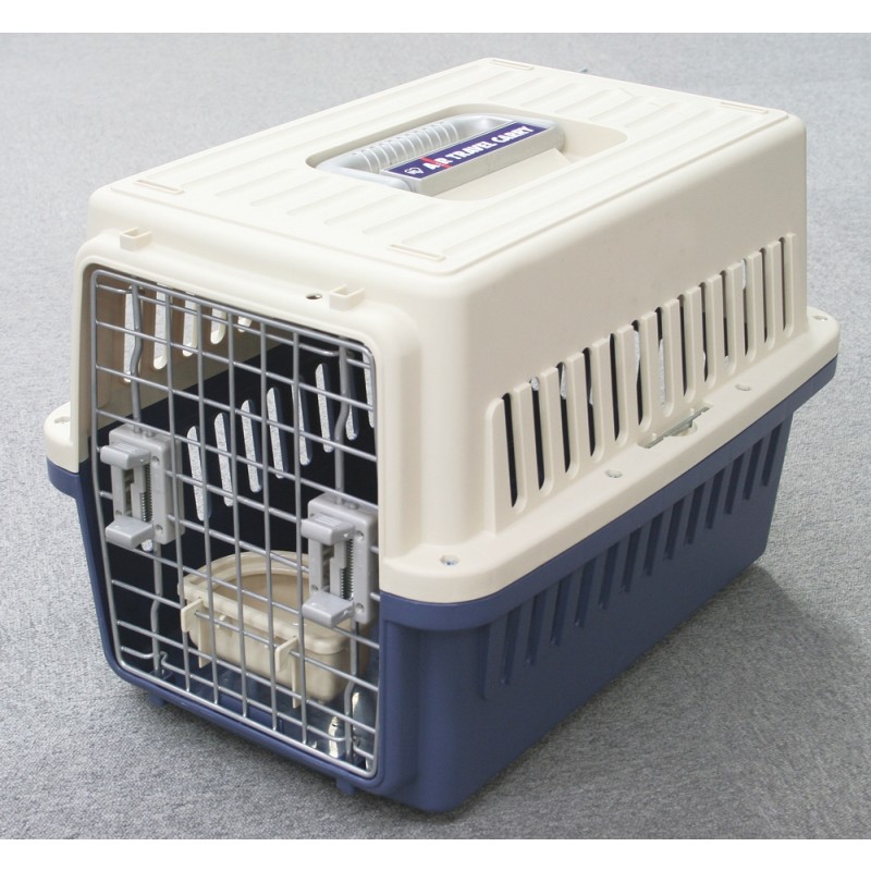ABC Pet Plaza - IRIS Small Dog Air Travel Carrier Crate, Navy