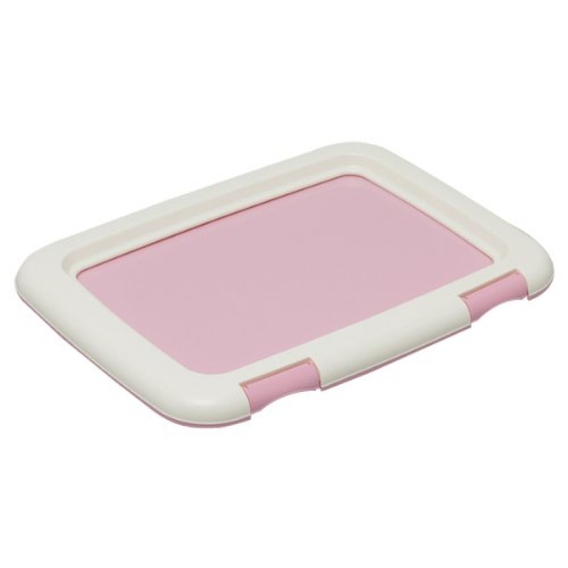 ABC Pet Plaza IRIS Built In Frame Training Pad Tray Pink Large