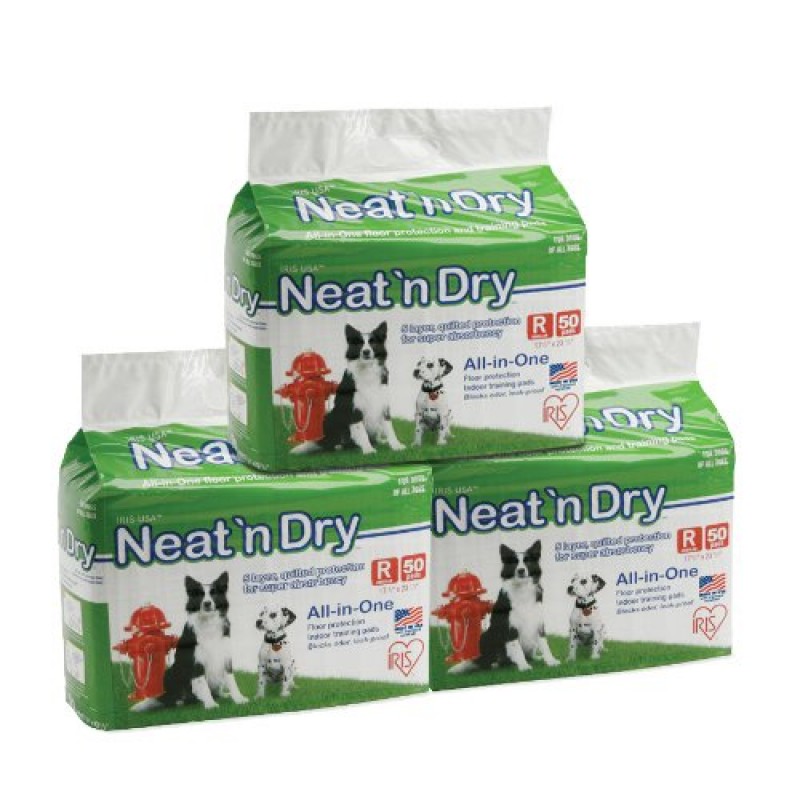 ABC Pet Plaza IRIS Neat n Dry Floor Protection and Training Pads 150 Count