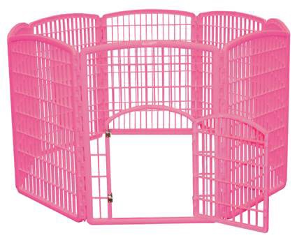Pink sales puppy playpen