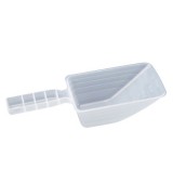 2-Cup Plastic Pet Food Scoop - Clear