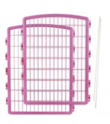 IRIS Plastic Pet Pen Panels w/Pins for CI-908, Pink