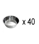 Stainless Steel Bowls - 2qt, 40 Pack