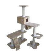 Catland Cat Tree w/Hiding Box and Scratching Posts