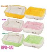 Ultra Soft Reversible Rectangular Pet Bed/Dog Pillow, Orange 