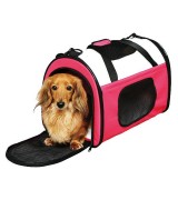 IRIS Soft Sided Pet Carrier, Pink