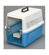 IRIS Small Dog Air Travel Carrier Crate, Light Blue