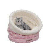 Pecalle Convertible Pet Cat/Kitten Sack Bed,  Pink