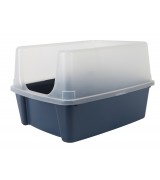 IRIS Open-Top Cat Litter Box without Scoop, Navy