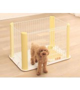 IRIS Wire Pet Pen, Yellow