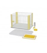 IRIS Wire Pet Pen Starter Set, Yellow