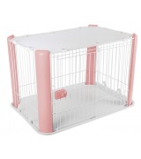 IRIS Wire Pet Pen w/Mesh Roof, Pink