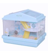 IRIS 2-Level Playhouse Hamster Cage, Blue