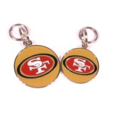 Official NFL Teams Pet Dog Charm/Tag San Francisco 49ers - Large