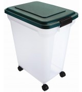 Official Remington® 55qt Weathertight Pet Food Storage Container, Hunter Green