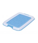 IRIS Wide Mesh Training Pad Tray, Blue