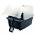 IRIS Split Hooded Cat Litter Box CLH-15S, Navy