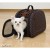 Folding Pet Travel Carrier, Brown, OPC-320,