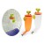 Carrot Shaped Water Dispenser for Rabbits and Small Animals, Clear