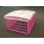IRIS 4-Panel Plastic Pet Pen w/Mesh Roof, Pink