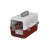 IRIS Extra Small Dog Air Travel Carrier Crate, Red