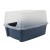 IRIS Open-Top Cat Litter Box without Scoop, Navy