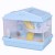 IRIS 2-Level Playhouse Hamster Cage, Blue