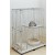IRIS 2-Tier Wire Cat Cage, Silver