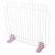 Medium Self Standing Wire Pet Fence - Pink