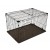 IRIS Deluxe Large Wire Containment Cage Pen for Dogs, Brown