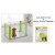 IRIS Wire Pet Pen & Water Bottle Dispenser Set, Green
